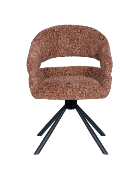 Трапезен стол SACABA - тъмнокафяв