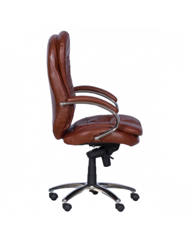 Президентски офис стол Carmen 8113-1 - искрящо кафяв