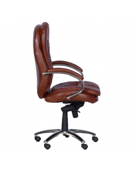 Президентски офис стол Carmen 8113-1 - искрящо кафяв