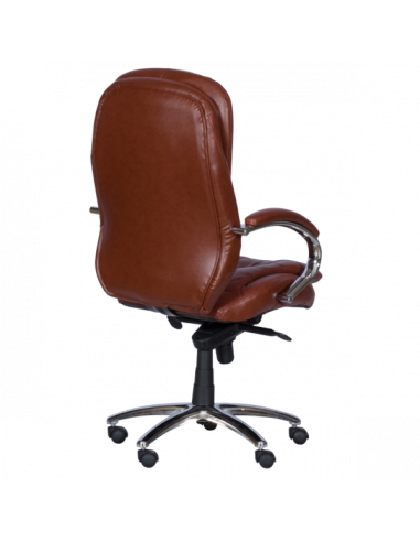 Президентски офис стол Carmen 8113-1 - искрящо кафяв