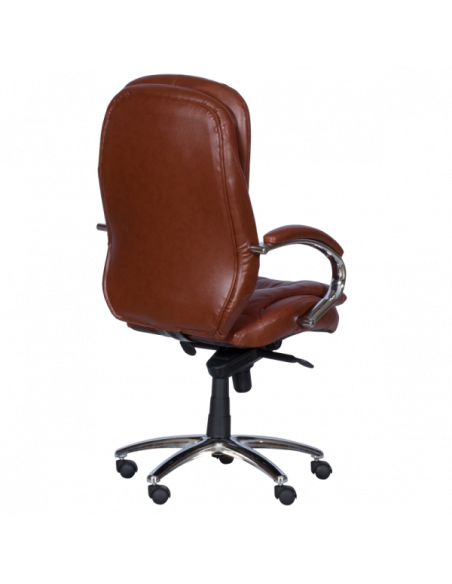 Президентски офис стол Carmen 8113-1 - искрящо кафяв