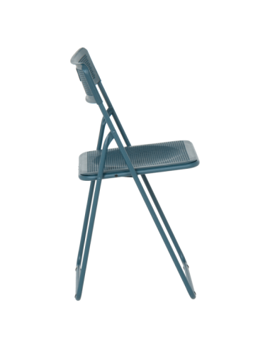 Сгъваем стол TRANAS - петролено син