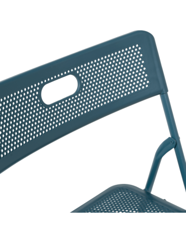 Сгъваем стол TRANAS - петролено син