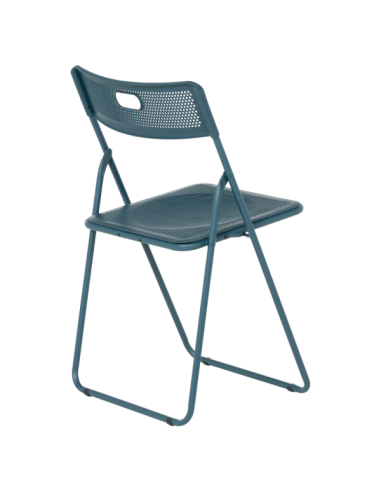 Сгъваем стол TRANAS - петролено син