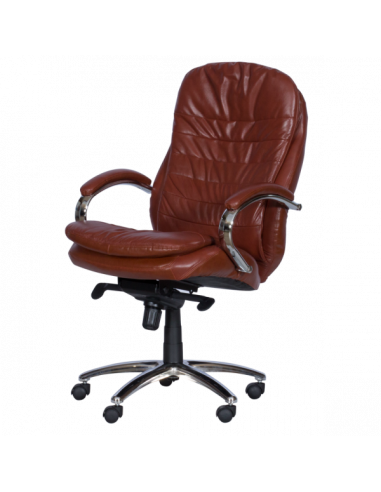 Президентски офис стол Carmen 8113-1 - искрящо кафяв