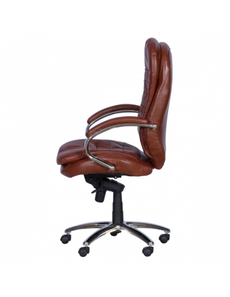 Президентски офис стол Carmen 8113-1 - искрящо кафяв