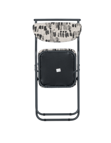 Сгъваем стол SATER - черен-бял