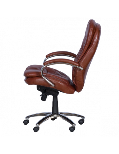 Президентски офис стол Carmen 8113-1 - искрящо кафяв