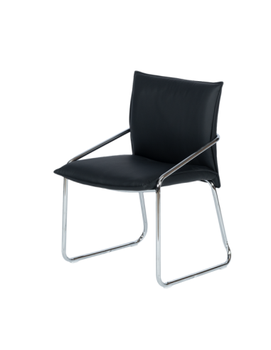 Посетителски стол Carmen 1144 - черен