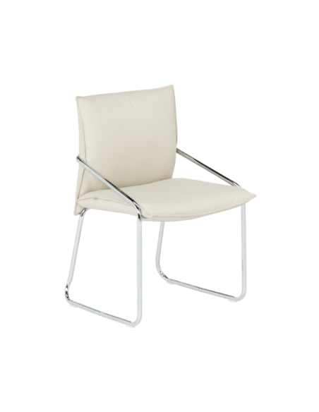 Посетителски стол Carmen 1144 - слонова кост