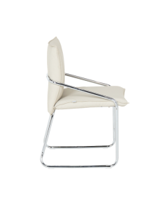 Посетителски стол Carmen 1144 - слонова кост 2