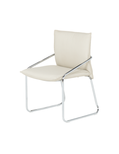 Посетителски стол Carmen 1144 - слонова кост