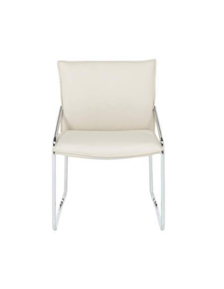 Посетителски стол Carmen 1144 - слонова кост