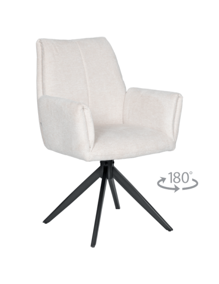 Трапезен стол ALBANS - слонова кост