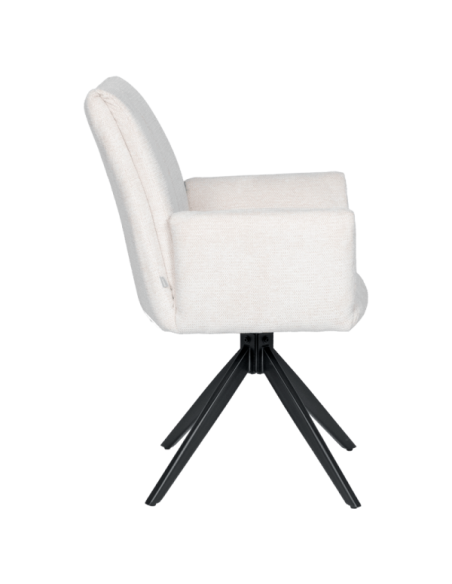 Трапезен стол ALBANS - слонова кост