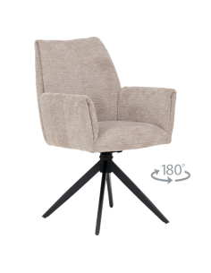 Трапезен стол ALBANS - бежов