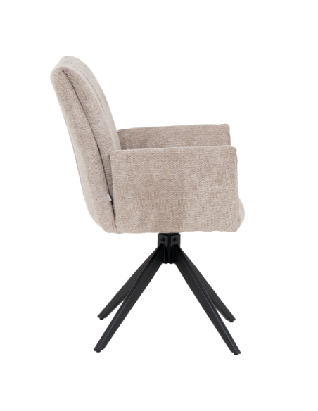 Трапезен стол ALBANS - бежов