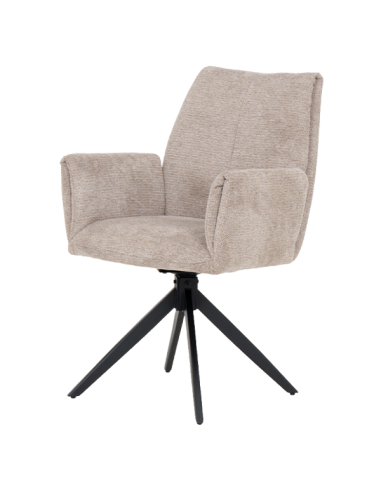 Трапезен стол ALBANS - бежов