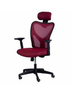 Президентски офис стол Carmen 7534 - бордо 2