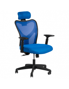 Президентски офис стол Carmen 7534 - син