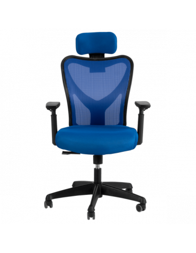 Президентски офис стол Carmen 7534 - син