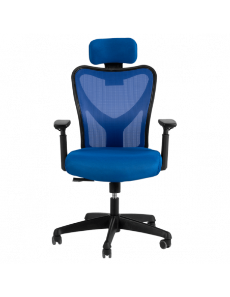 Президентски офис стол Carmen 7534 - син