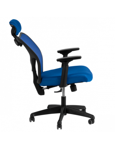 Президентски офис стол Carmen 7534 - син