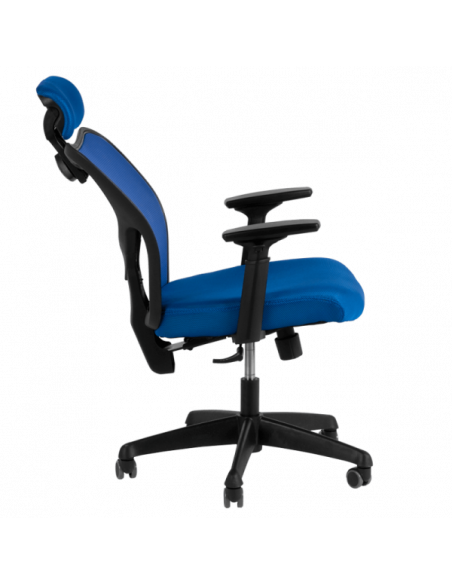 Президентски офис стол Carmen 7534 - син