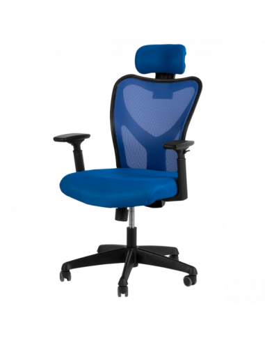 Президентски офис стол Carmen 7534 - син