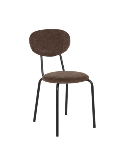 Трапезен стол DINE - тъмнокафяв M45