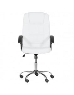 Президентски офис стол Carmen 6076 - бял 2