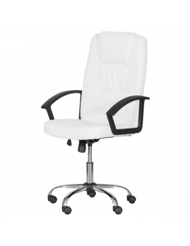 Президентски офис стол Carmen 6076 - бял