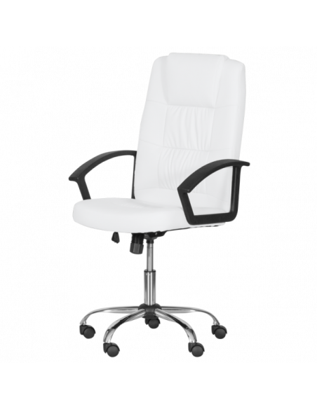 Президентски офис стол Carmen 6076 - бял