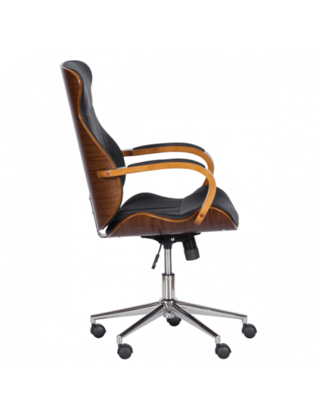 Президентски офис стол Carmen 6402 - орех - черно