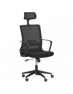 Президентски офис стол Carmen 7562 - черен