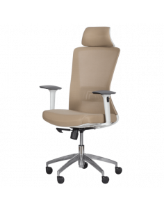 Ергономичен стол Carmen 7542 W - бежов 2