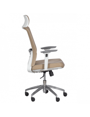 Ергономичен стол Carmen 7542 W - бежов