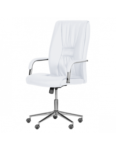 Президентски офис стол Carmen 6500-1 - бял