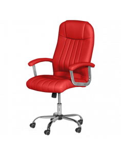 Президентски офис стол Carmen 6181 - червен 2