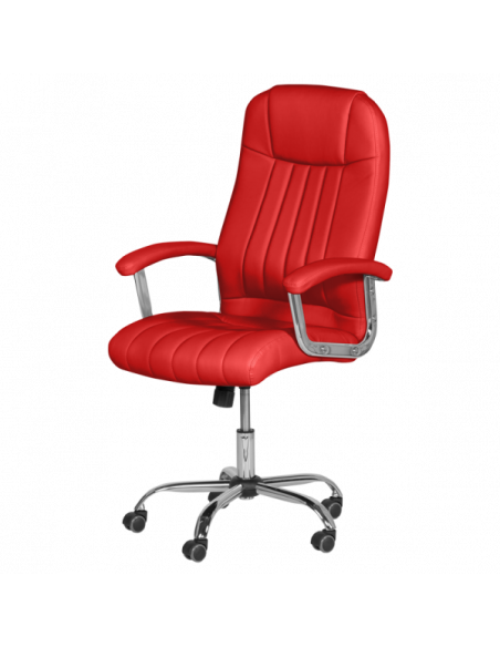 Президентски офис стол Carmen 6181 - червен