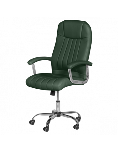 Президентски офис стол Carmen 6181 - маслено зелен