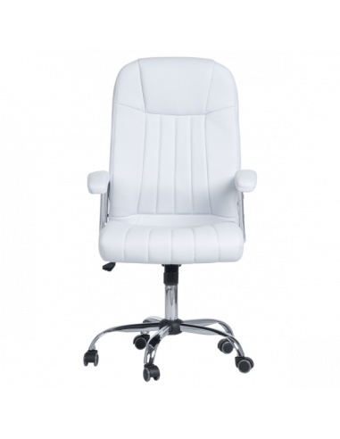 Президентски офис стол Carmen 6181 - бял