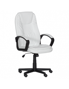 Президентски офис стол Carmen 6682 - бял