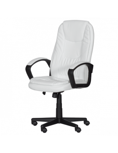 Президентски офис стол Carmen 6682 - бял