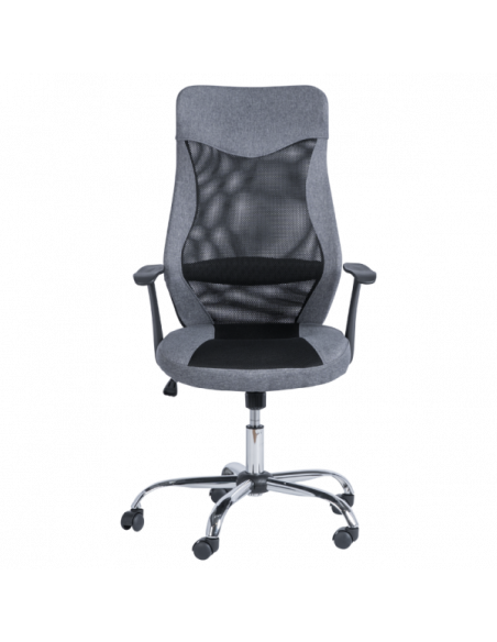 Президентски офис стол Carmen 7528 - сив