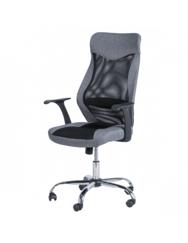 Президентски офис стол Carmen 7528 - сив